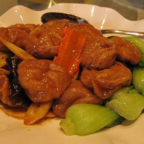 青菜面筋煲