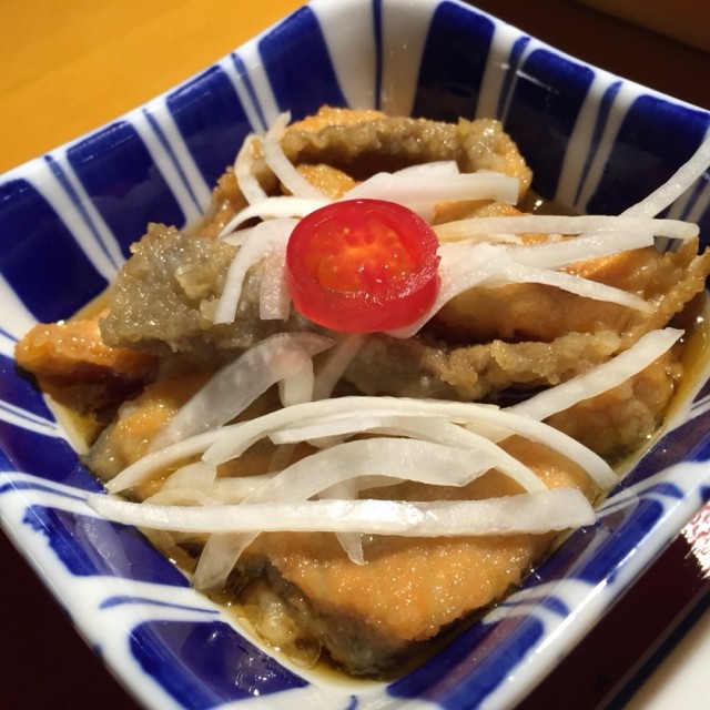 老醋三文鱼
