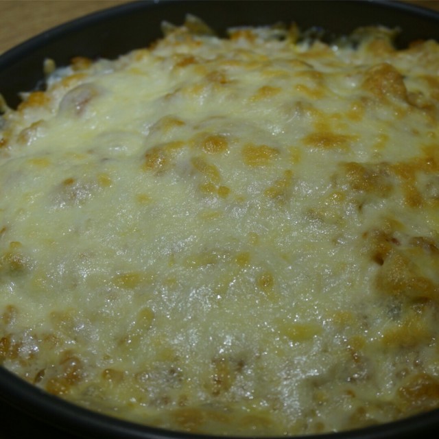 辣酱芝士烤饭