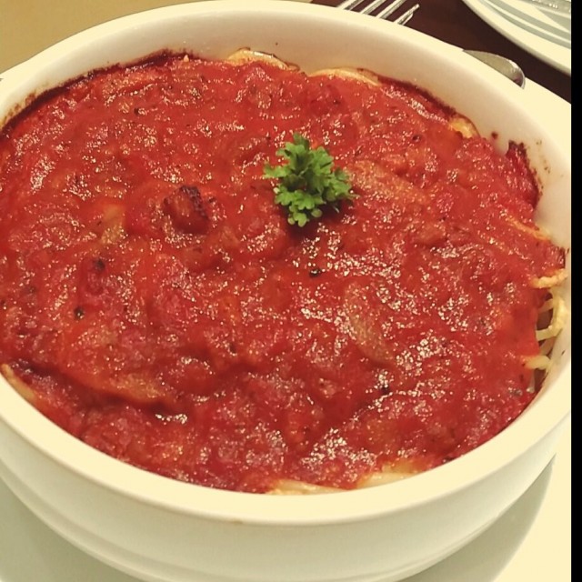 baked spaghetti bolognese 肉酱意粉