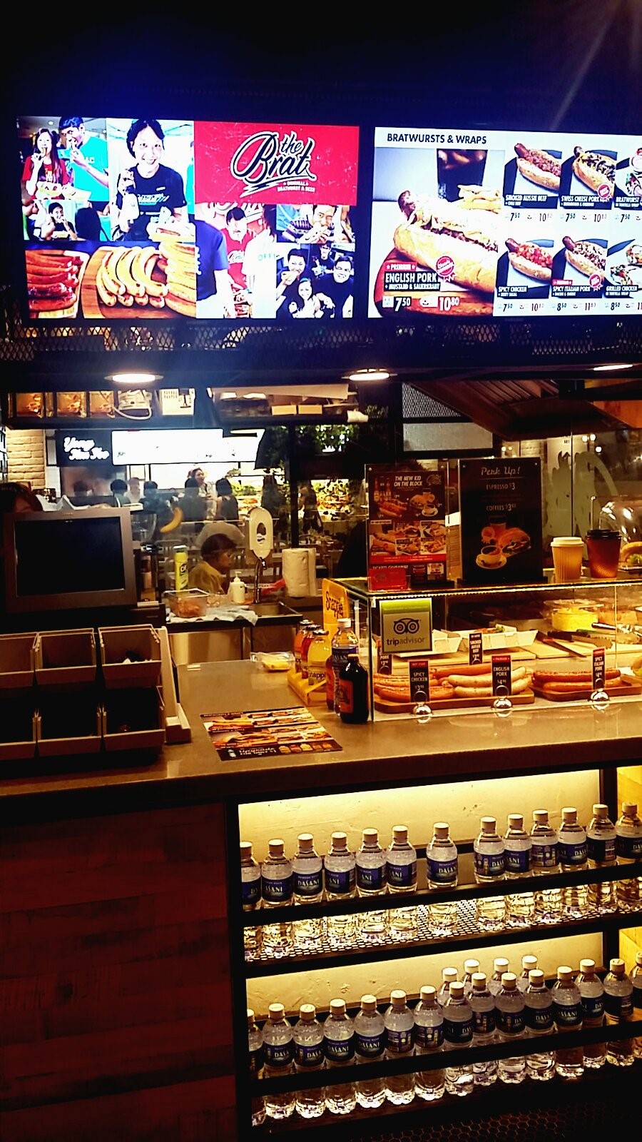 Sandwich Raffles Place THE BRAT - American Burgers and Sandwiches Stall / Kiosk Brunch in ...