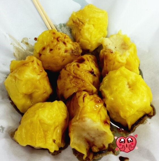 新鮮魚肉打出來的燒賣,口感絕佳