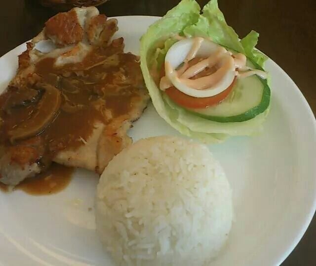 Grilled Chicken With Mushroom Sauce