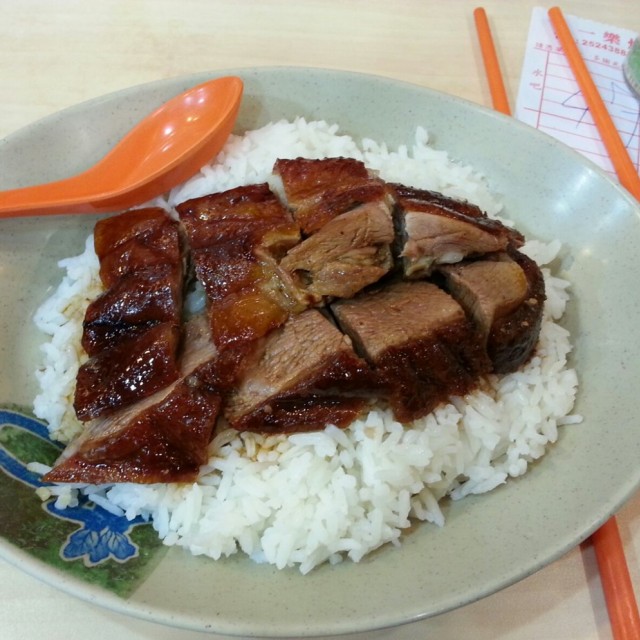 燒鵝肉味濃，皮香脆，真係好好味