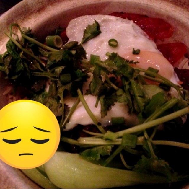 Claypot rice with sausage