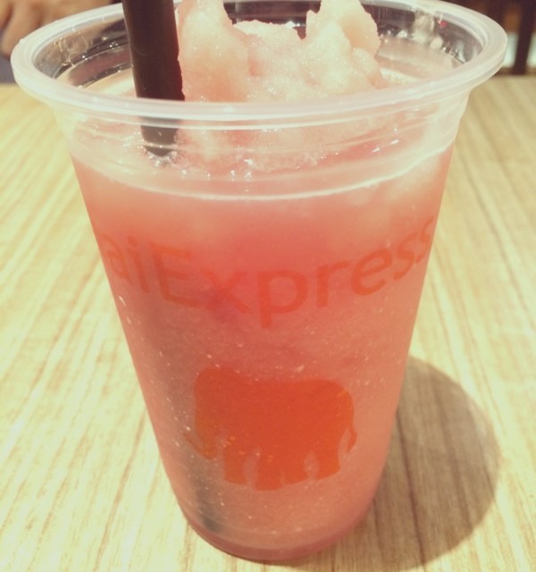 Watermelon lime ice blended