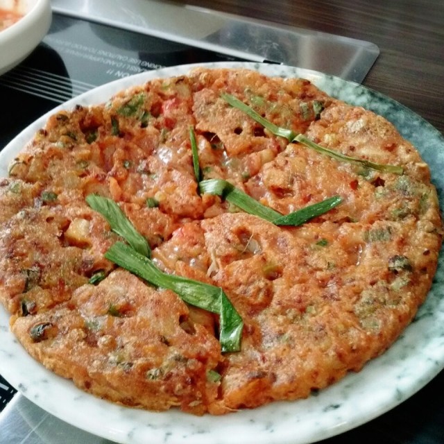 泡菜薄餅