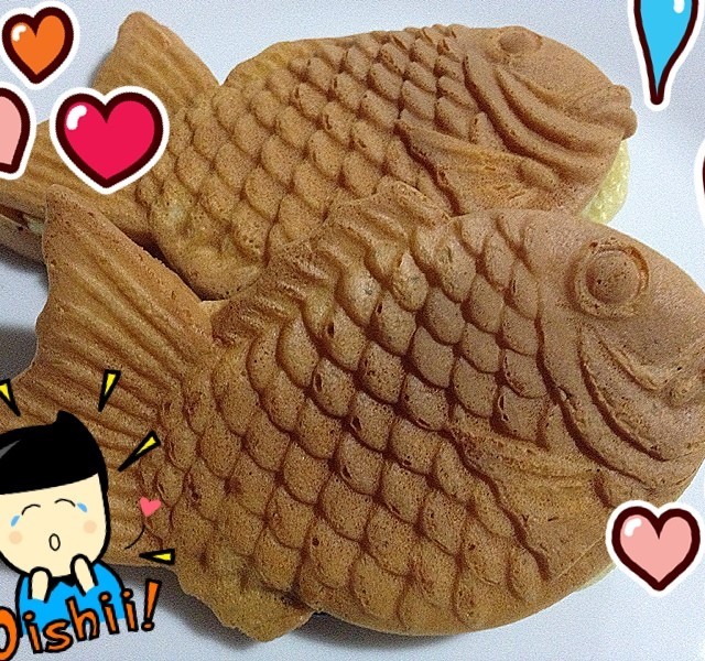 Taiyaki With Red Bean Filling