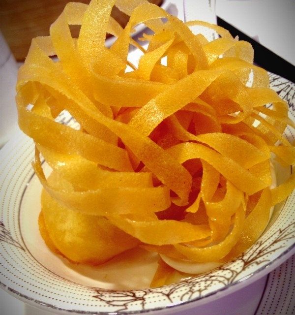 菊花鲜虾春卷 
