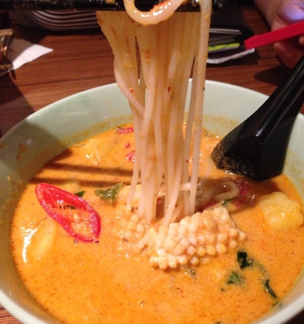 Thai Red Laksa with Seafood