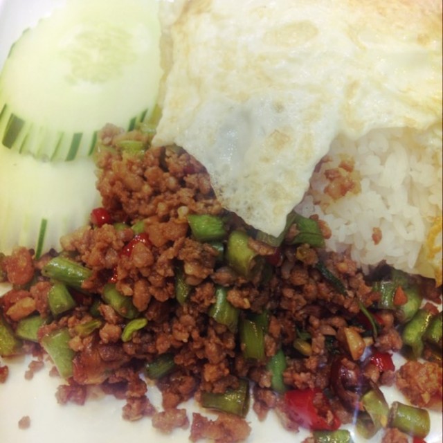 香辣肉碎饭(餐牌编号D6)