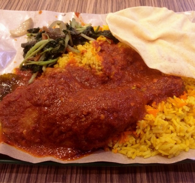 Nasi Briyani Rendang Chicken
