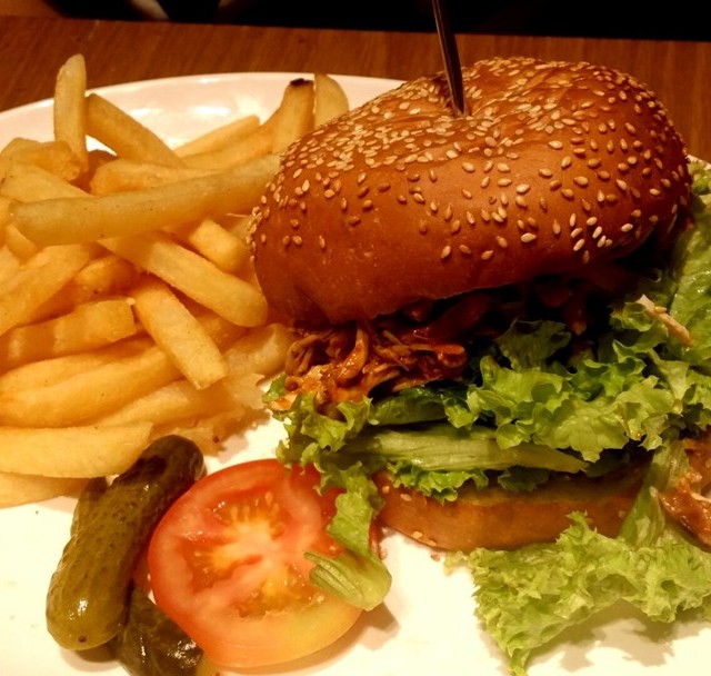 Charbroiled BBQ Chicken Burger