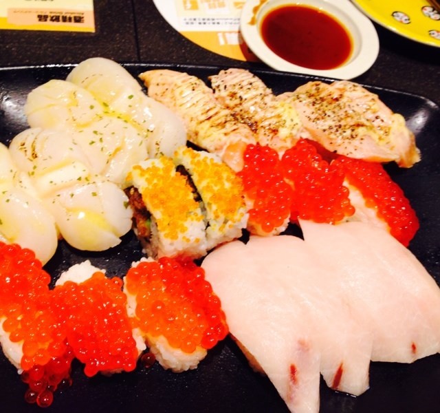 左上炙燒牛油特大帆立貝好正