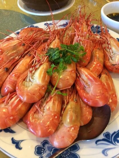 白灼海生虾