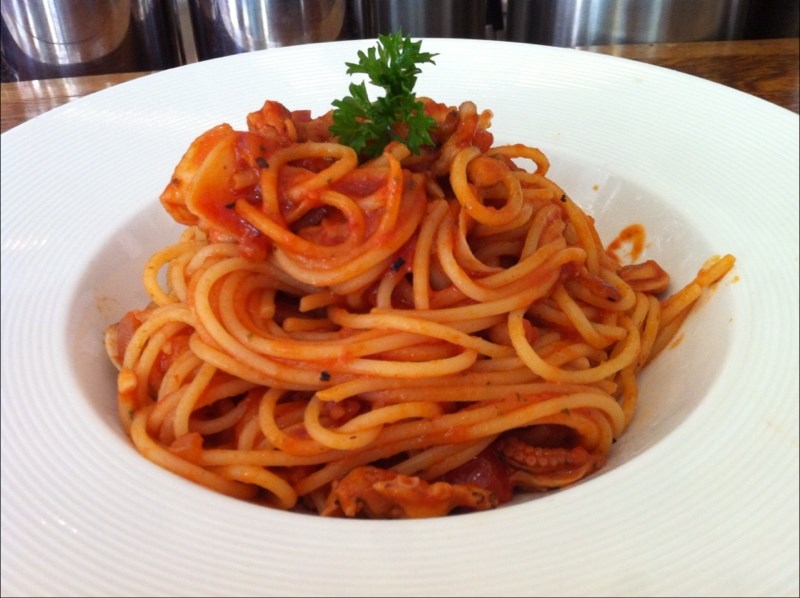 seafood pasta - Santorini Greek Restaurant's photo in Central Macau |  OpenRice Hong Kong