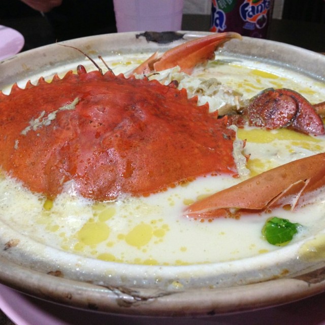 螃蟹湯米線