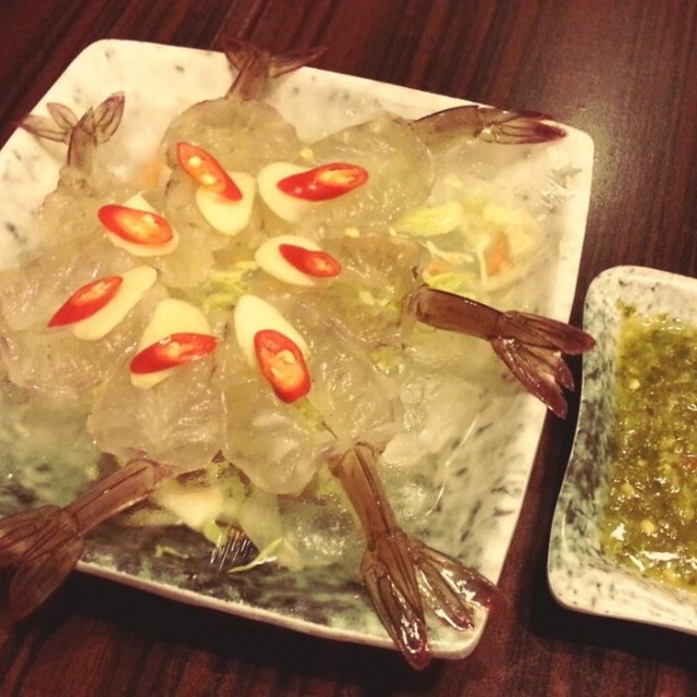 泰式生虾刺身