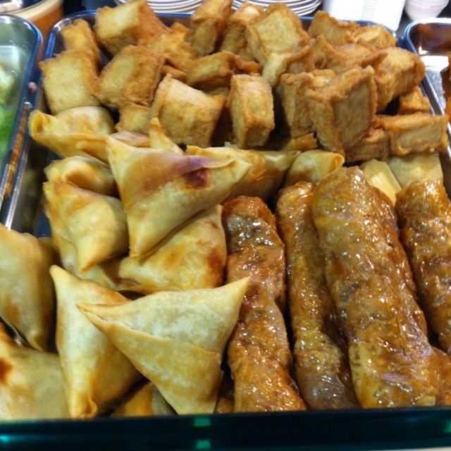 Various fried food