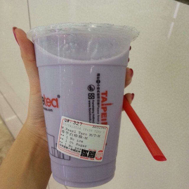 taro milk tea