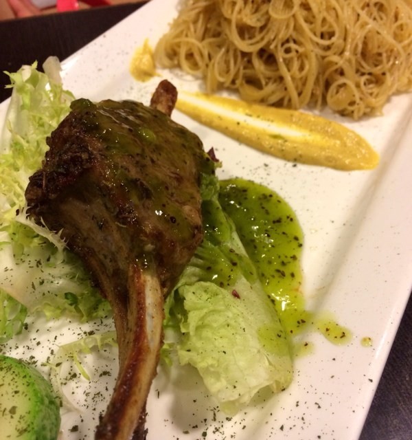 Lamb rack wf angle hair