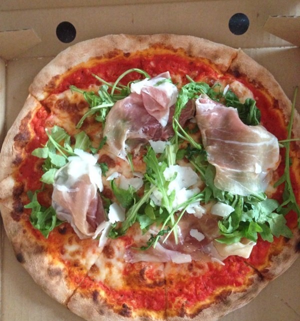 Parma ham wif rockets Pizza 😋