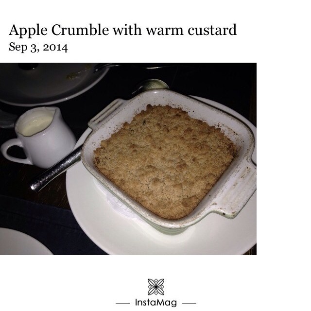 apple crumble