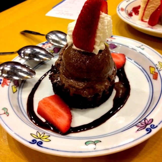 Brownie with Chocolate Ice Cream