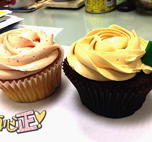 Strawberry Cupcake and Baileys Cupcake
