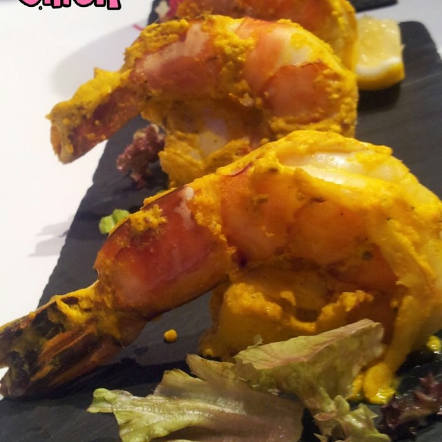 Turmeric Prawn Grill