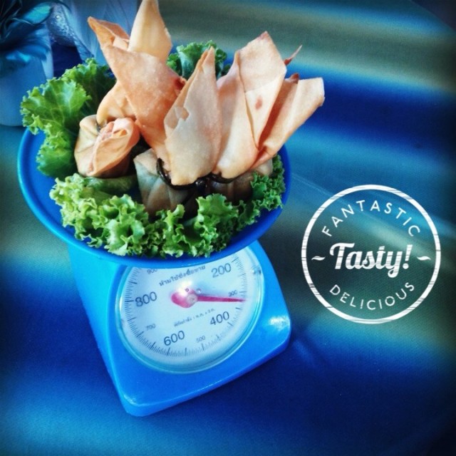 Duck red curry dumpling 189.-