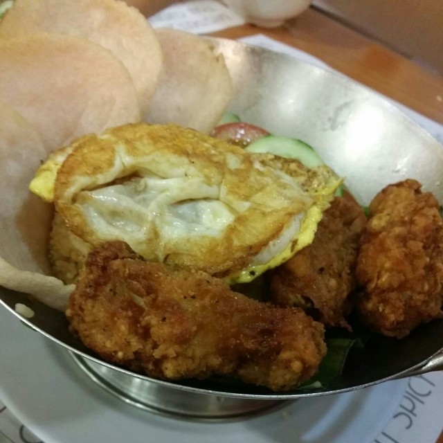 Kampong Fried Rice with Spicy Wings
