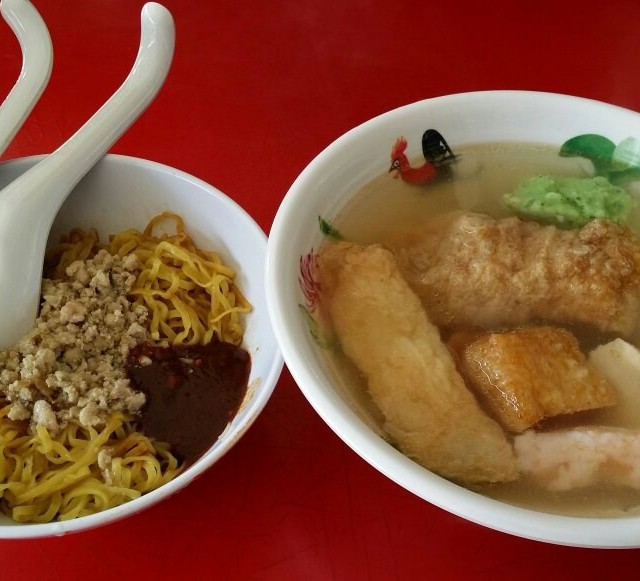 Yong Tau Fu, mee kia dry