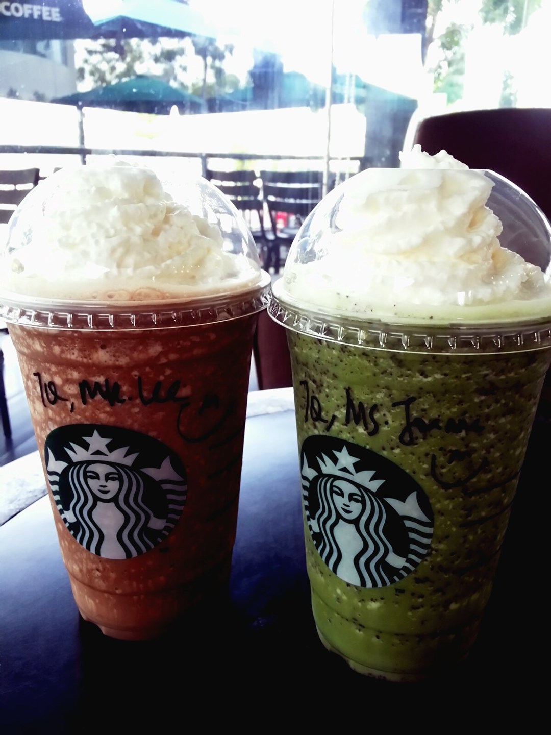 Mocha Ice Blended Green Tea Chocolate Cream Chip Starbucks Coffee S Photo In Bukit Tengah Penang Openrice Malaysia