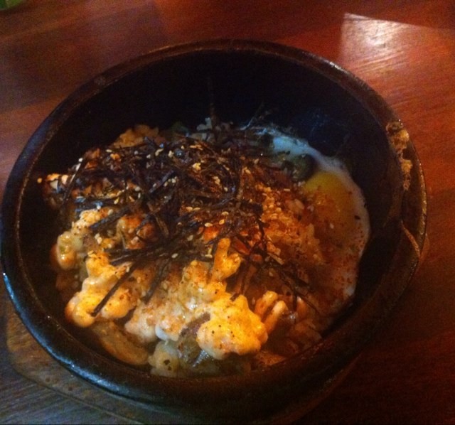 Chicken Mentai Garlic Rice