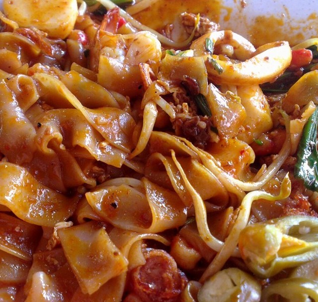 Stir Fried Seafood Kway Teow