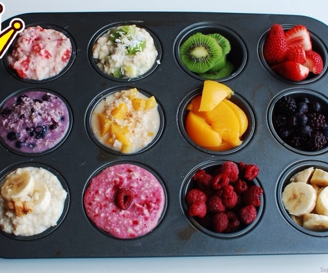 Oat and fruits