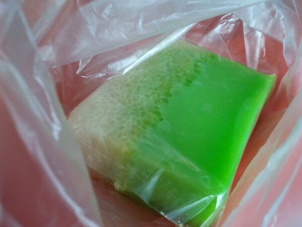 kaya glutinous rice kueh