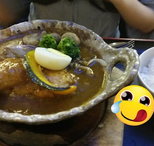 Chicken soup curry