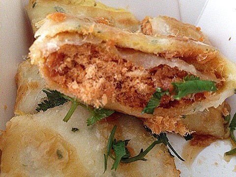 Crispy Floss Egg Crepe