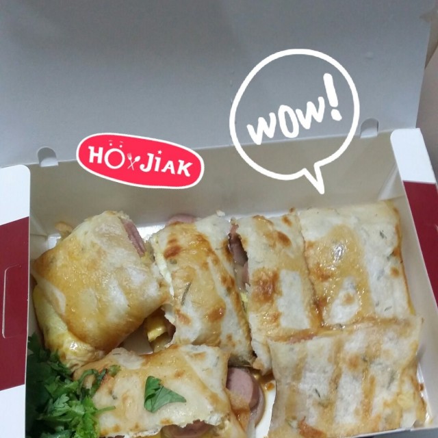 Sausage Cheese Egg Crepe