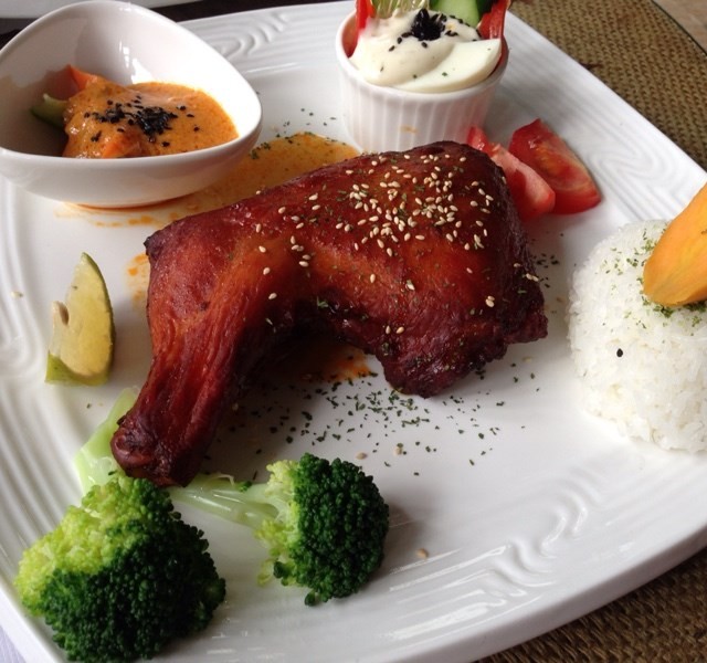 烤雞腿飯