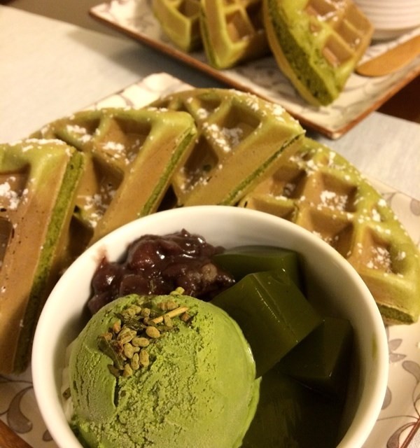 每一口都是抹茶味超幸福的！！🍵