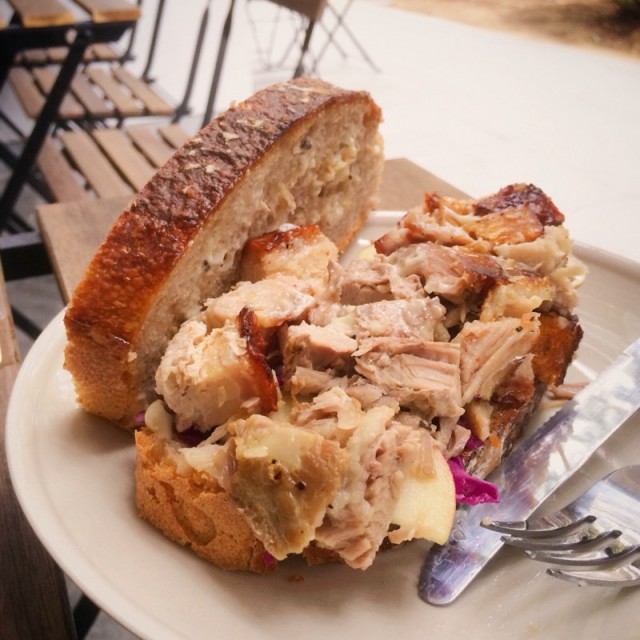 Crispy Pork Belly Sandwich