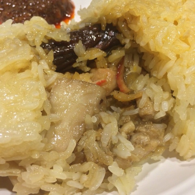 Elongated Glutinous Rice with Abalone