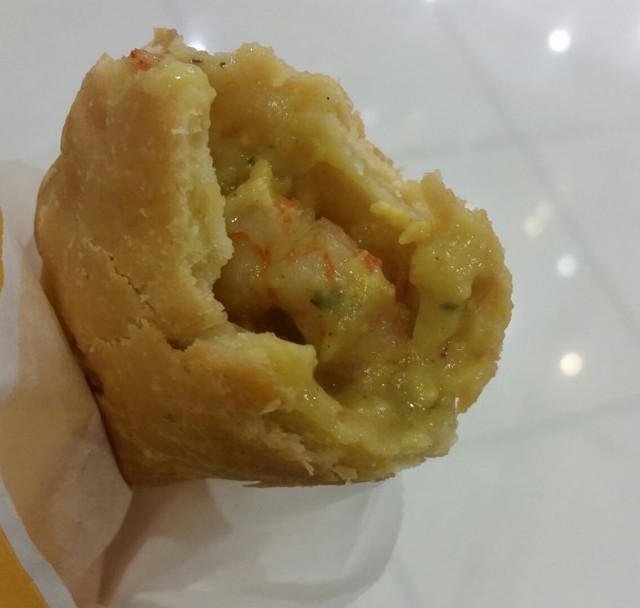 Salted Egg Prawn puff