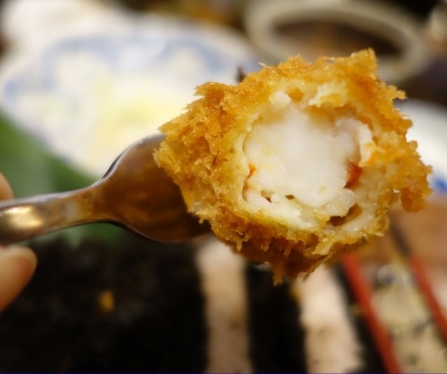 蝦肉被麵禕包裹著！ 麵禕不會很厚 蝦肉入口「爽」