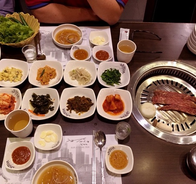 Jang Shou's selection of meats and side dishes