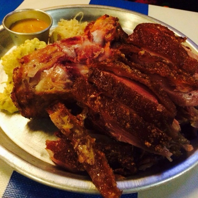 豬皮勁脆好香口,個芥末蜜糖汁都做得好好,配菜都正呀,以佢個價錢我冇諗過會有咁好嘅質素