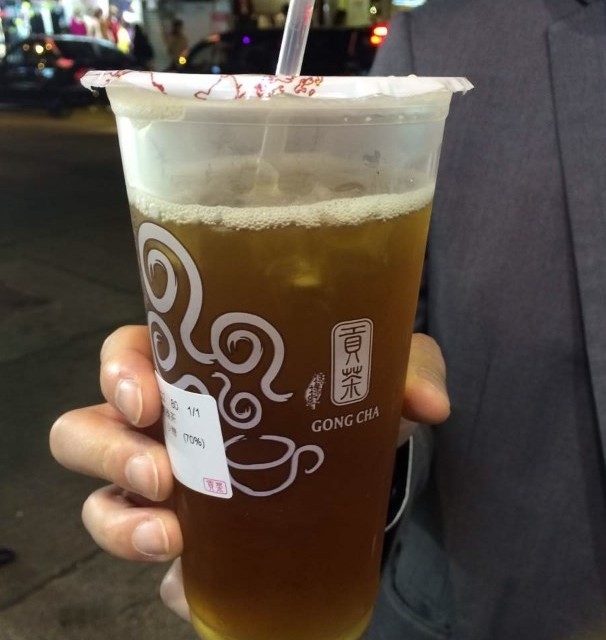 台灣綠茶少甜